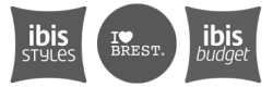 logo i love brest hotel ibis styles et budget