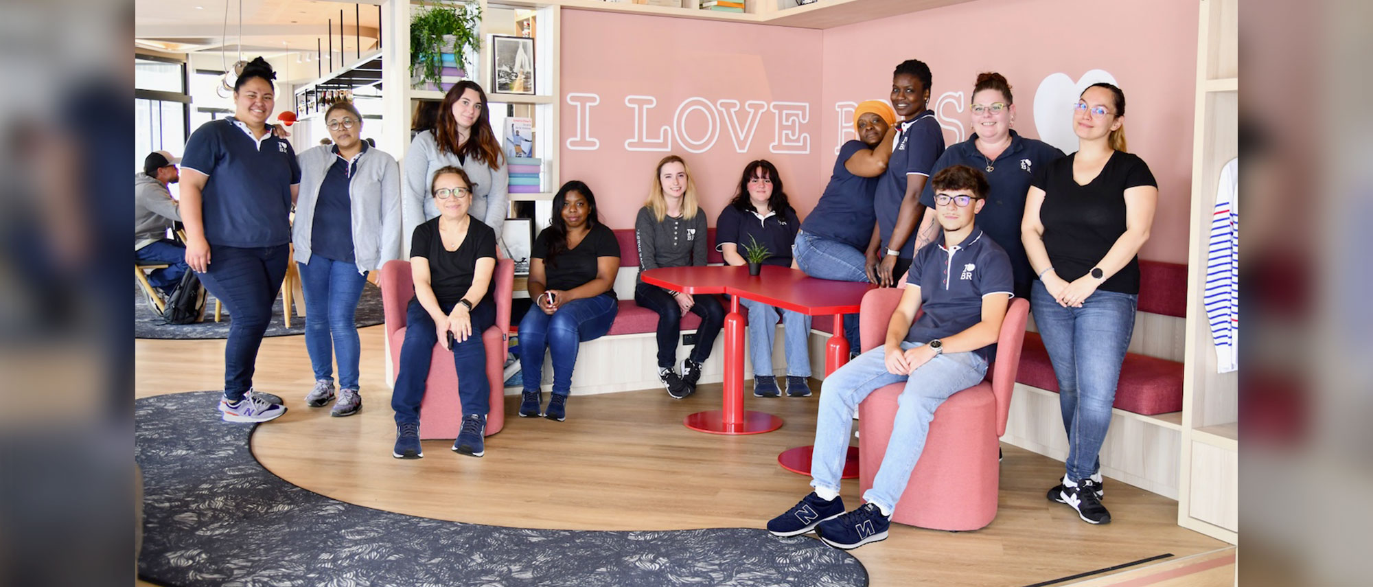 &eacute;quipe de l'h&ocirc;tel