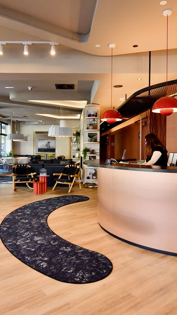 Accueil de l'h&ocirc;tel du port de Brest