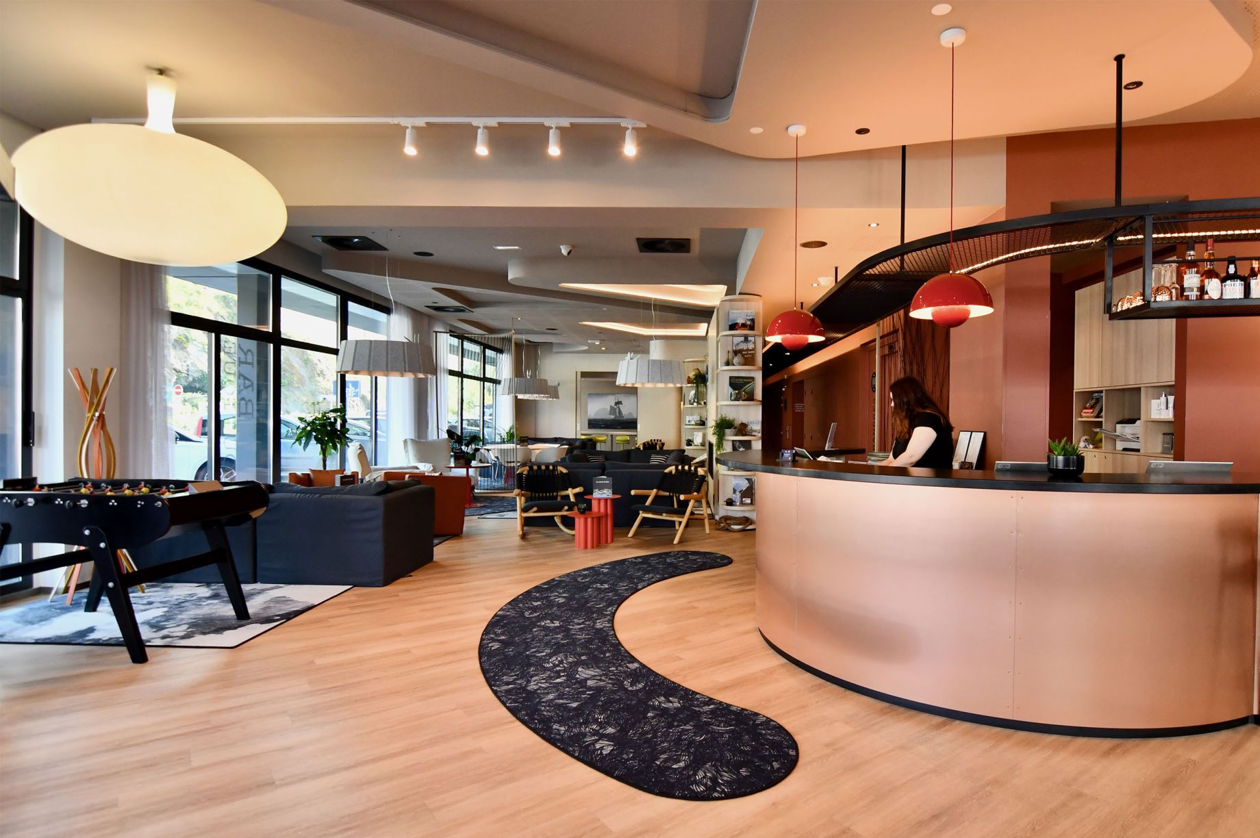 Accueil de l'h&ocirc;tel du port de Brest