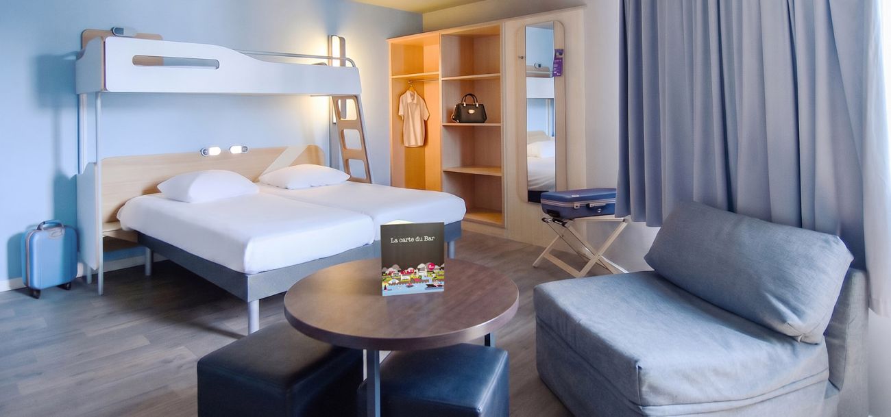 Chambre famille Ibis Budget Brest
