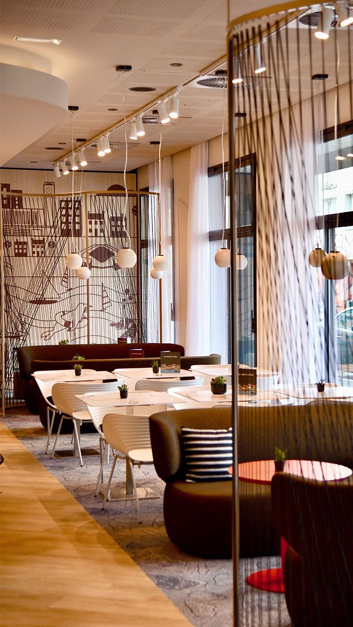 salle de restauration de l'h&ocirc;tel